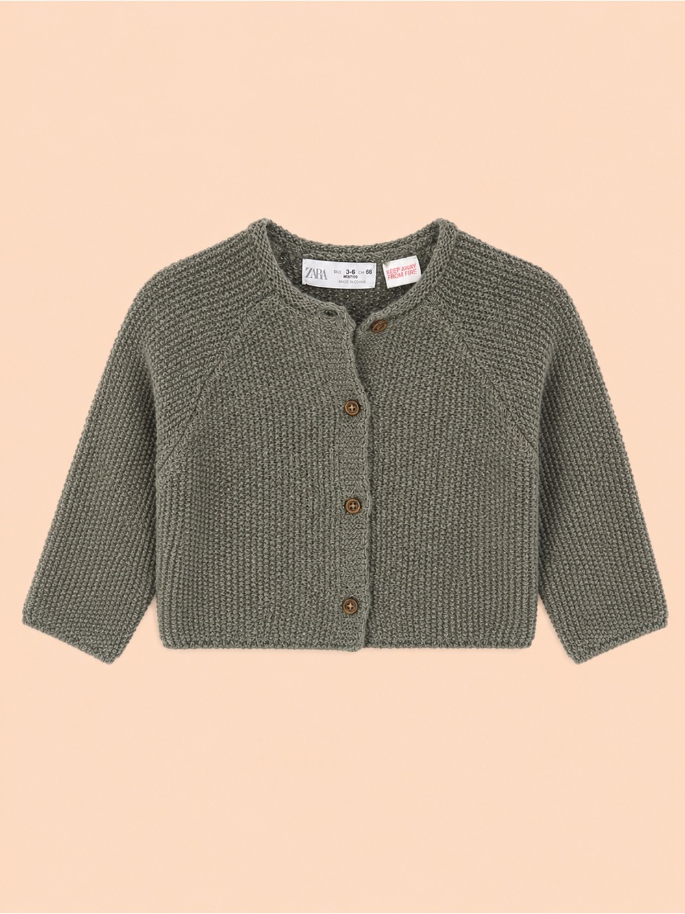 🐻 ZARA BABY KNIT CARDIGAN